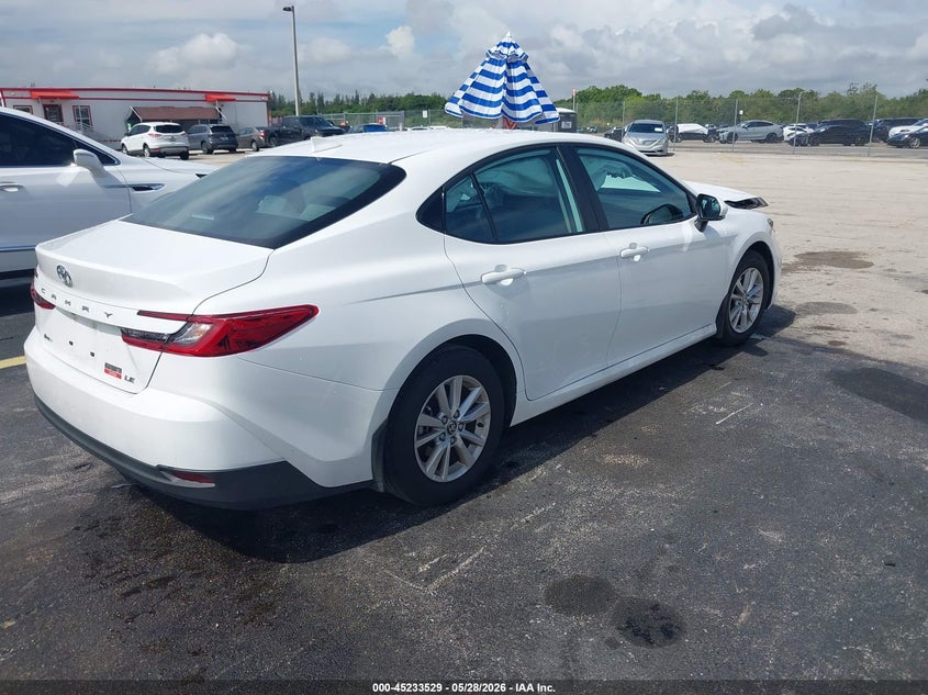 VIN 4T1DAACK1TU694336 2026 TOYOTA CAMRY LE