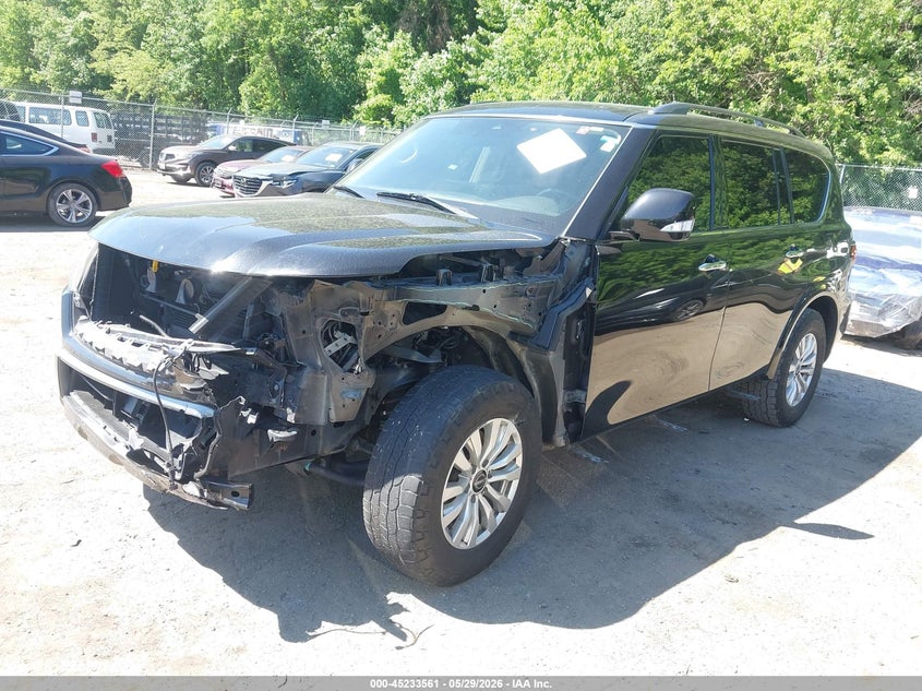 Vin: jn8ay2ad2m9660718, lot: 45731351, nissan armada sv 4wd 20212