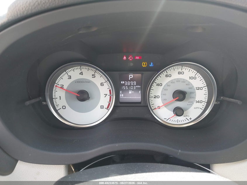 2013 SUBARU IMPREZA HATCHBACK 2.0L H-4 DOHC, VVT, 148HP