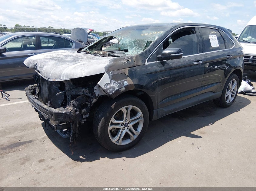 Vin: 2fmpk4k84jbc54700, lot: 45731379, ford edge titanium 20182