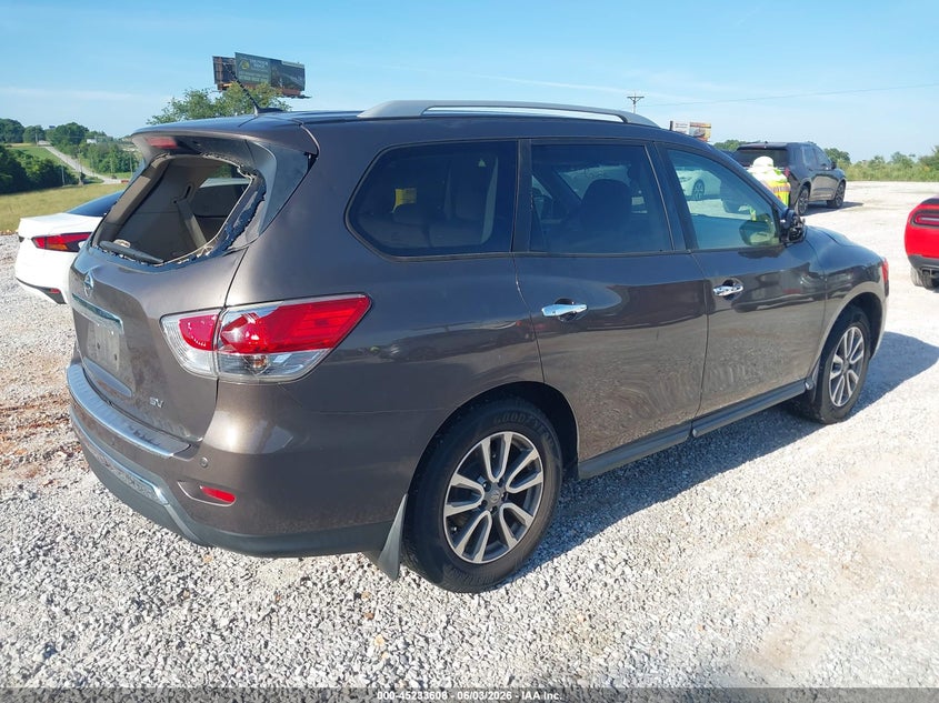 Vin: 5n1ar2mn6fc615148, lot: 45731399, nissan pathfinder sv 20154
