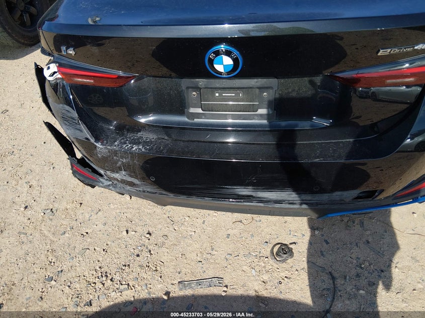 2024 BMW I4 Gran Coupe Edrive40 VIN: WBY73AW04RFT17257 Lot: 45233703