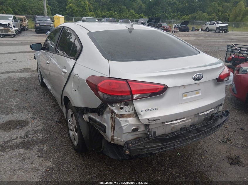 Vin: 3kpfk4a74je277394, lot: 45731501, kia forte lx 20183