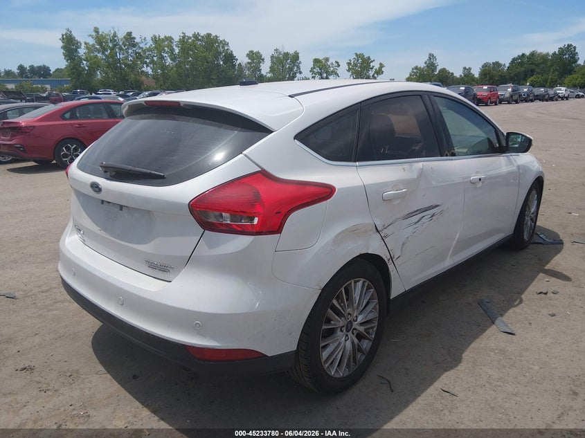 Vin: 1fadp3n25gl322494, lot: 45731571, ford focus titanium 20164