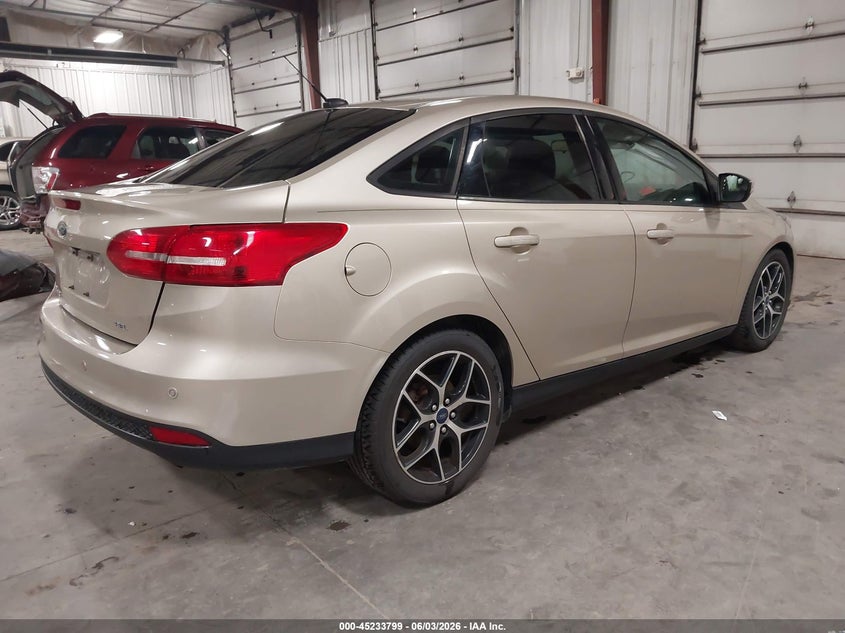 Vin: 1fadp3h23hl252765, lot: 45731590, ford focus sel 20174