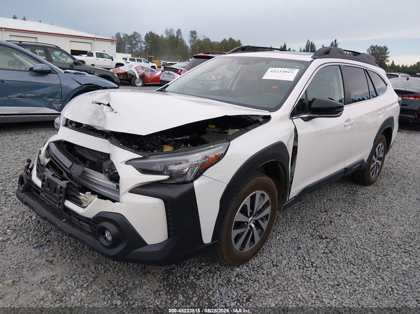 Vin: 4s4btafc4s3138824, lot: 45731605, subaru outback premium 20252