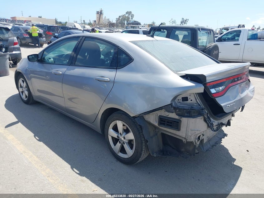 Vin: 1c3cdfbb1gd538376, lot: 45731611, dodge dart sxt 20163