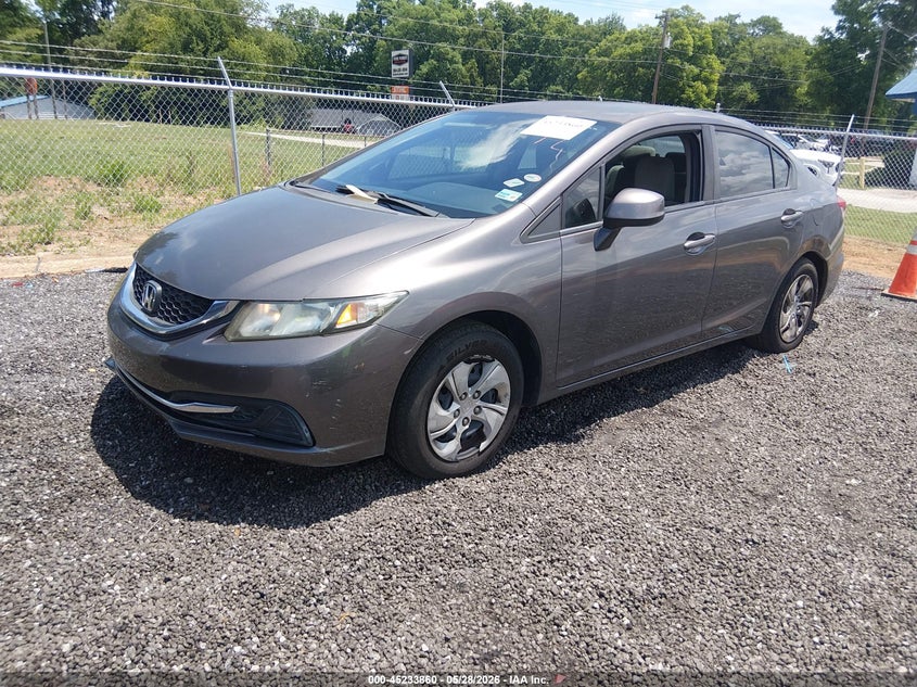 2013 Honda Civic Lx 19XFB2F5XDE087745 photo 1