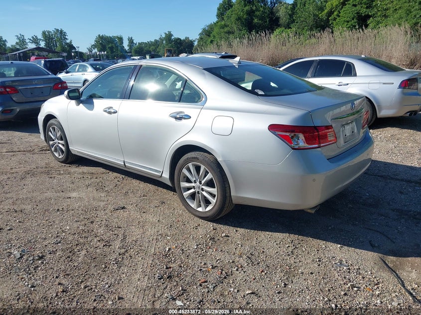 2012 Lexus ES 3.5 Es 350 silver Lot 111045233872 Vin JTHBK1EGXC2477945