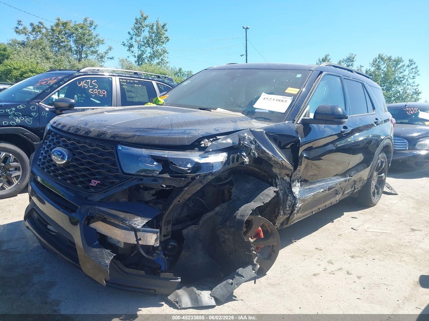 Vin: 1fm5k8gcxmgb41505, lot: 45731676, ford explorer st 20212
