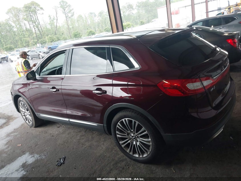 2017 Lincoln Mkx Reserve VIN: 2LMPJ6LR4HBL11501 Lot: 45233908