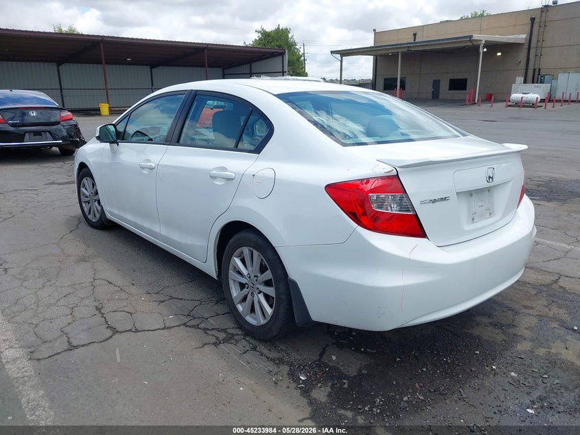 2HGFB2F85CH524405 2012 Honda Civic 1.8 Ex White