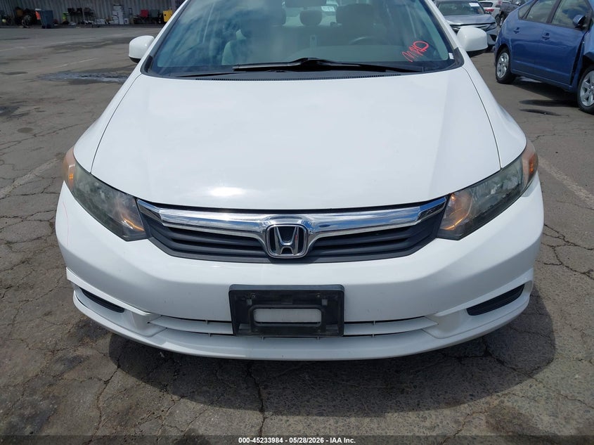 2HGFB2F85CH524405 2012 Honda Civic 1.8 Ex White
