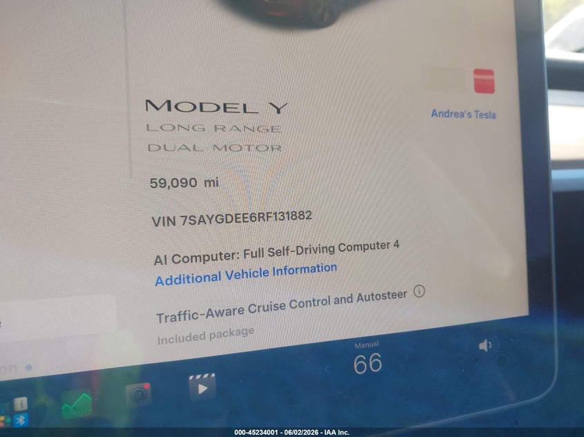 2024 TESLA MODEL Y auction photo 7