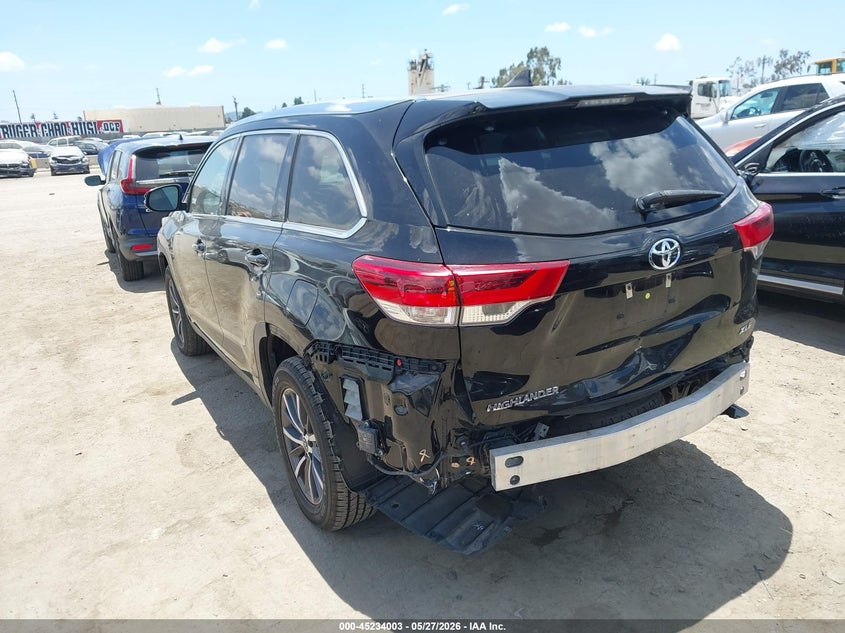 Vin: 5tdkzrfh8ks565659, lot: 45731794, toyota highlander xle 20193