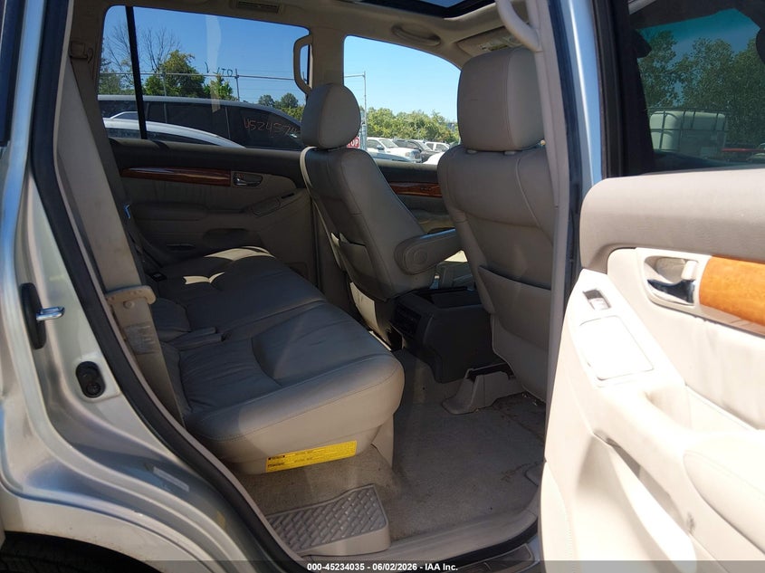 2005 Lexus Gx 470 VIN: JTJBT20X550078366 Lot: 45234035