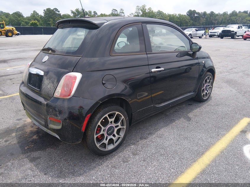 Vin: 3c3cffbr1ct103837, lot: 45731847, fiat 500 sport 20124