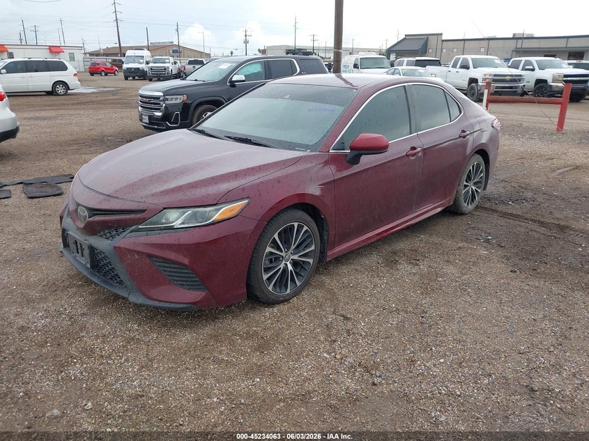 Vin: 4t1b11hk0ju551357, lot: 45731854, toyota camry se 20182