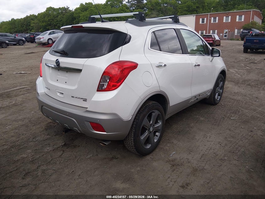 Vin: kl4cjhsb8eb712754, lot: 45731947, buick encore premium 20144