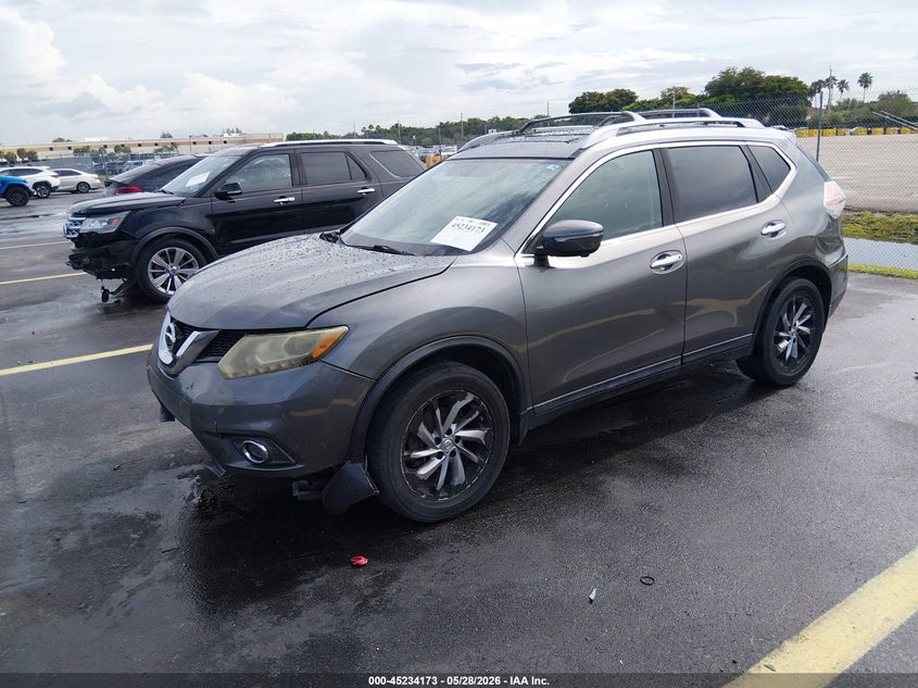 2015 Nissan Rogue Sl 5N1AT2MT5FC813302 photo 1