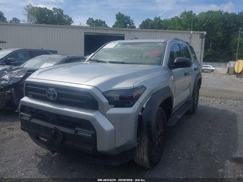 Vin: jteva5brxs5037991, lot: 45732011, toyota 4runner sr5 20252