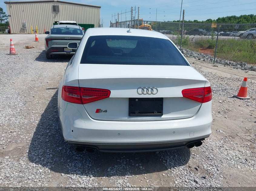 2014 Audi S4 3.0T Premium Plus VIN: WAUBGAFL7EA152688 Lot: 45234221