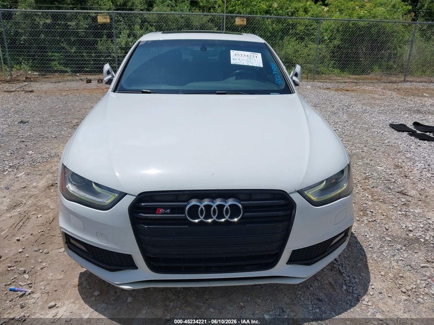 2014 Audi S4 3.0T Premium Plus VIN: WAUBGAFL7EA152688 Lot: 45234221