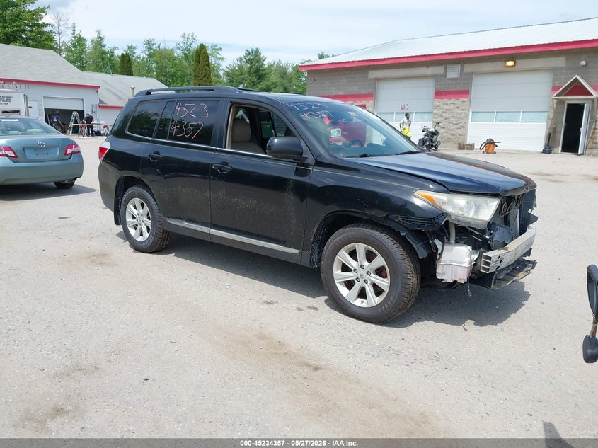2012 Toyota Highlander 3.5 Se V6 black Lot 111045234357 Vin 5TDBK3EH1CS109734