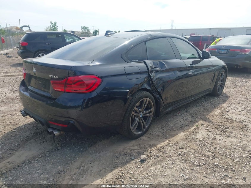 Vin: wba4j3c53jbg91361, lot: 45732151, bmw 430i gran coupe xdrive 20184