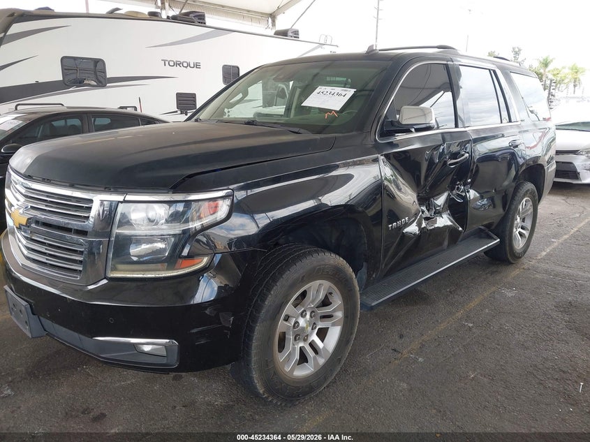 Vin: 1gnskckc7fr102354, lot: 45732155, chevrolet tahoe ltz 20152