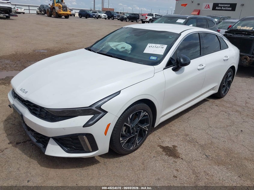 Vin: knag64j75t5460159, lot: 45732161, kia k5 gt-line fwd 20262