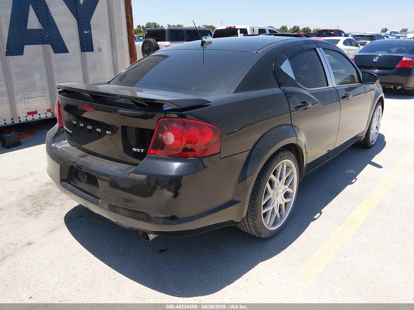 Vin: 1c3cdzcg1dn650855, lot: 45732189, dodge avenger sxt 20134