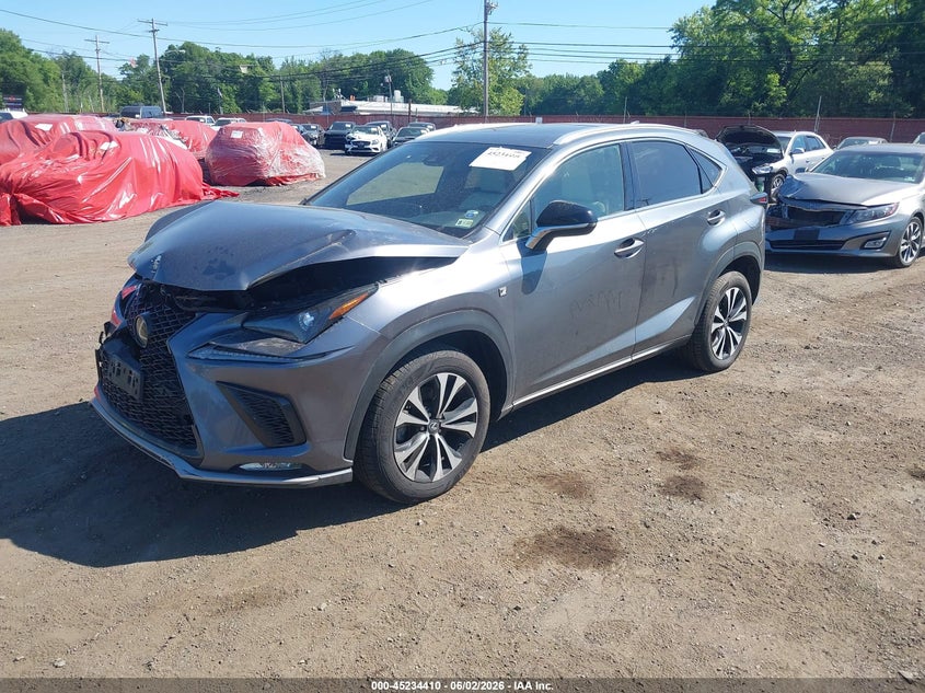Vin: jtjsardz7m2261152, lot: 45732201, lexus nx nx 300 f sport 20212