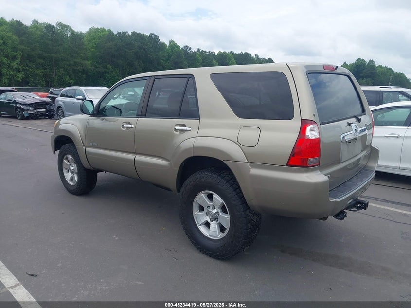 2007 TOYOTA 4RUNNER SPORT UTILITY VEHICLE 4.0L V-6 DOHC, VVT, 236HP
