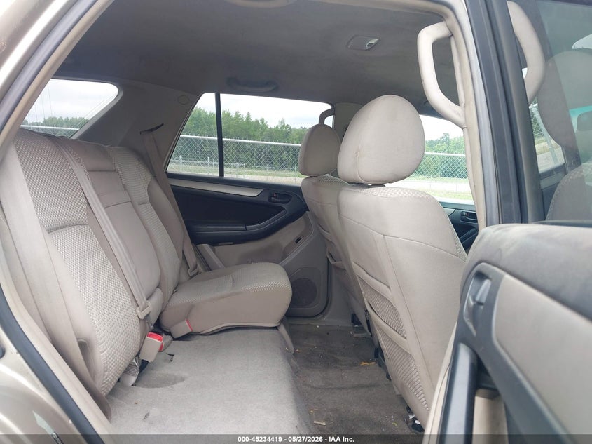 2007 TOYOTA 4RUNNER SPORT UTILITY VEHICLE 4.0L V-6 DOHC, VVT, 236HP