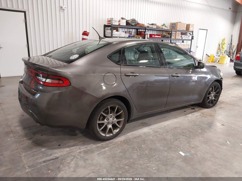 Vin: 1c3cdfbbxfd141439, lot: 45732232, dodge dart sxt 20154