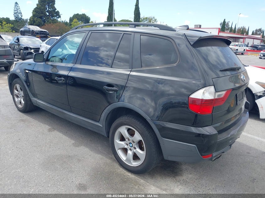 2008 BMW X3 SPORT UTILITY VEHICLE 3.0L I-6 DOHC, VVT, 260HP
