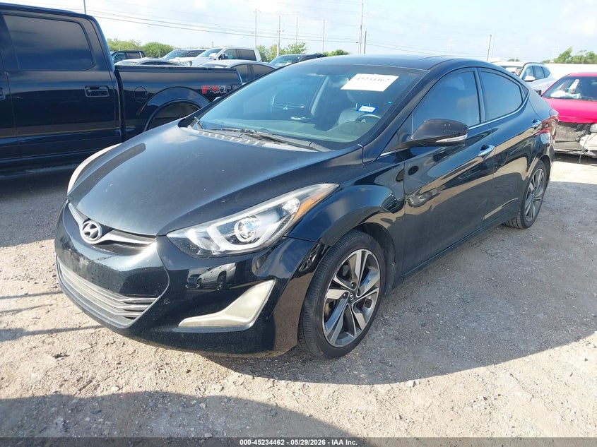 2014 Hyundai Elantra Limited KMHDH4AE1EU034648 photo 1