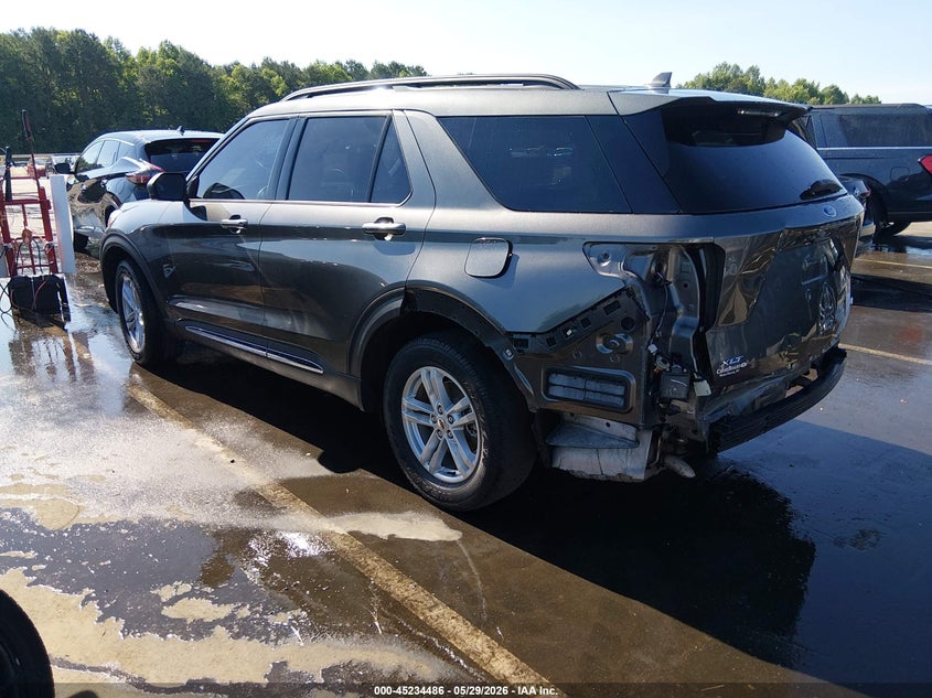 Vin: 1fmsk7dhxlga88607, lot: 45732277, ford explorer xlt 20203
