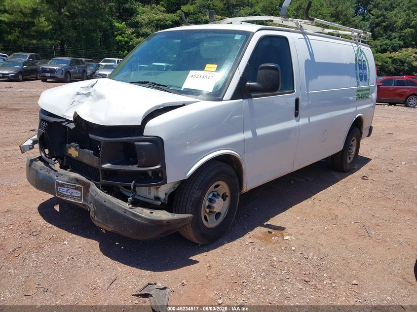 Vin: 1gcwgaff1h1349519, lot: 45732308, chevrolet express 2500 work van 20172