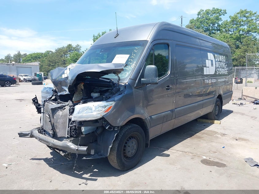 Vin: w1y4edhy1nt106284, lot: 45732312, mercedes sprinter 2 high roof v6 20222