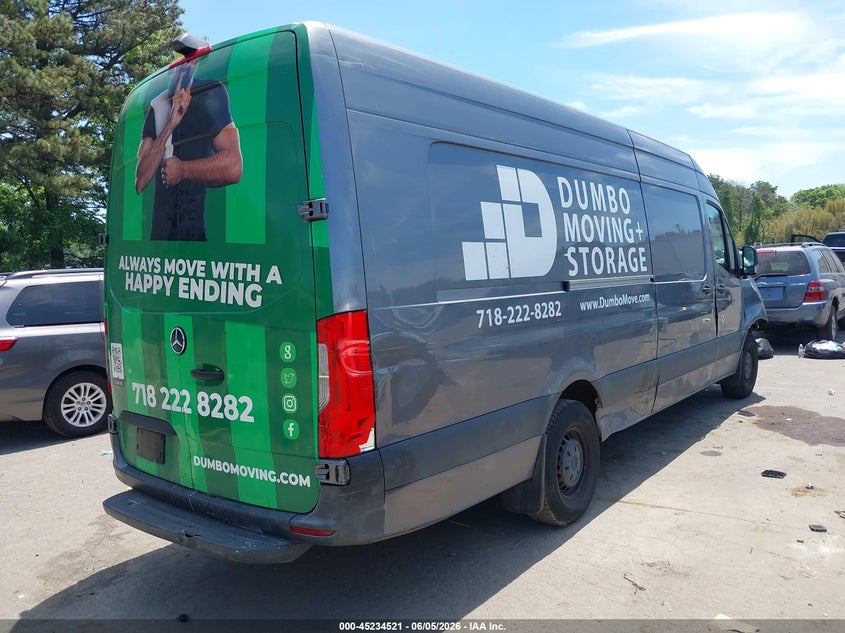 Vin: w1y4edhy1nt106284, lot: 45732312, mercedes sprinter 2 high roof v6 20224