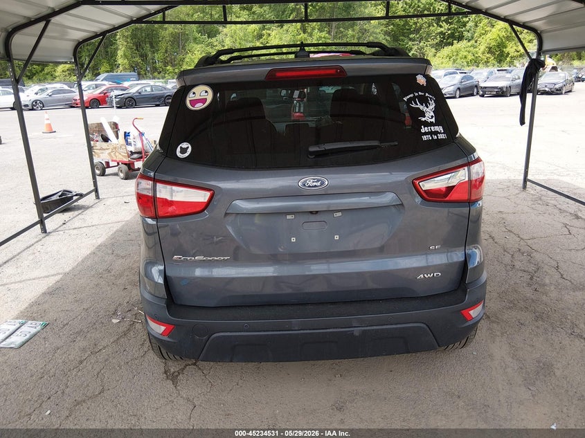 2019 Ford Ecosport Se VIN: MAJ6S3GL5KC285968 Lot: 45234531
