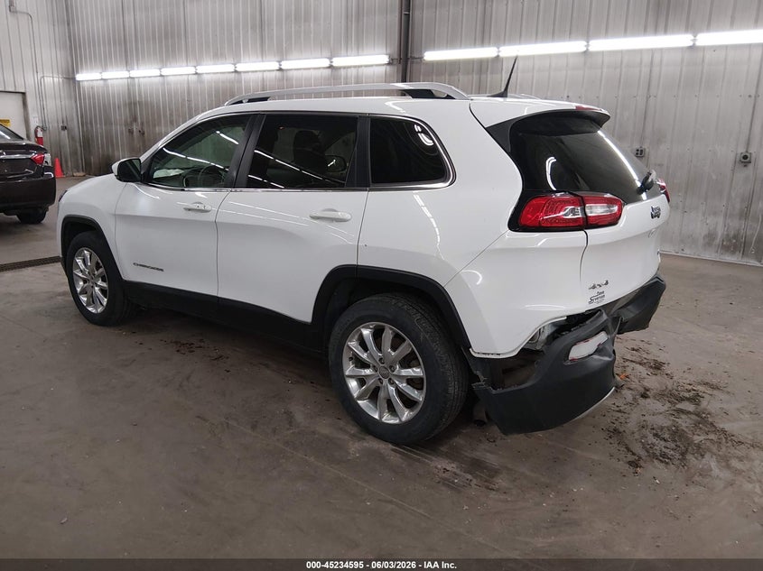 Vin: 1c4pjmds5hw613173, lot: 45732386, jeep cherokee limited 4x4 20173