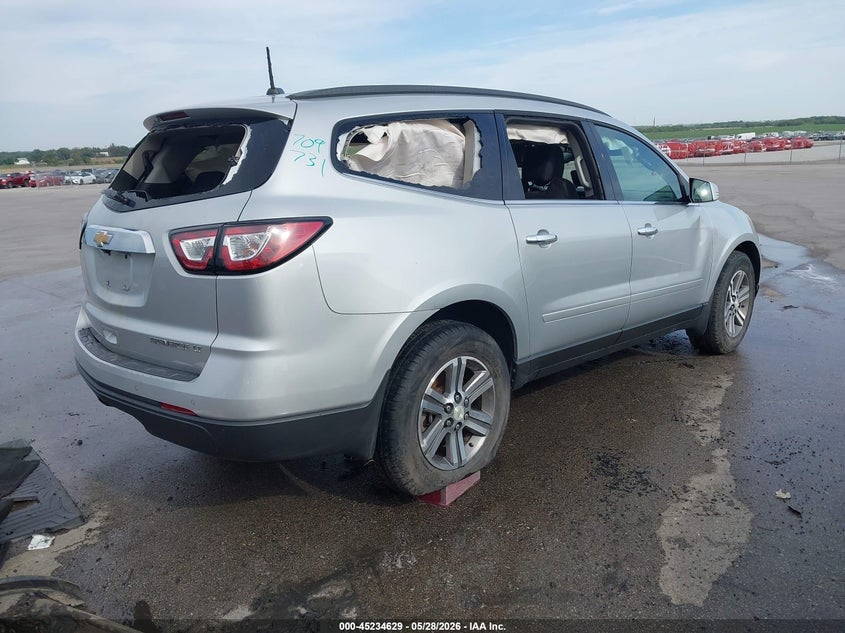 Vin: 1gnkrhkd9gj156093, lot: 45732420, chevrolet traverse 2lt 20164