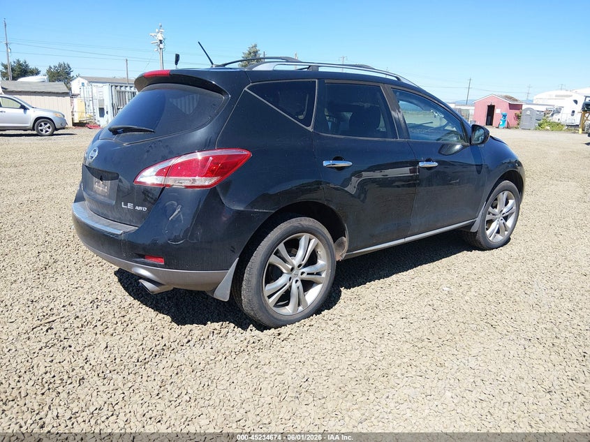 Vin: jn8az1mw5bw175086, lot: 45732465, nissan murano le 20114