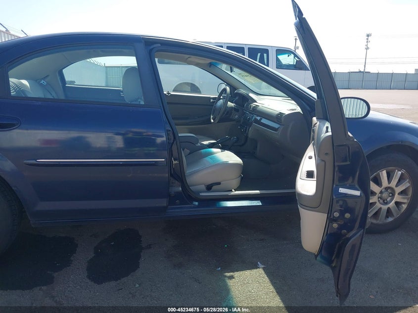 CHRYSLER SEBRING 2005 VIN 1C3EL66R05N543417