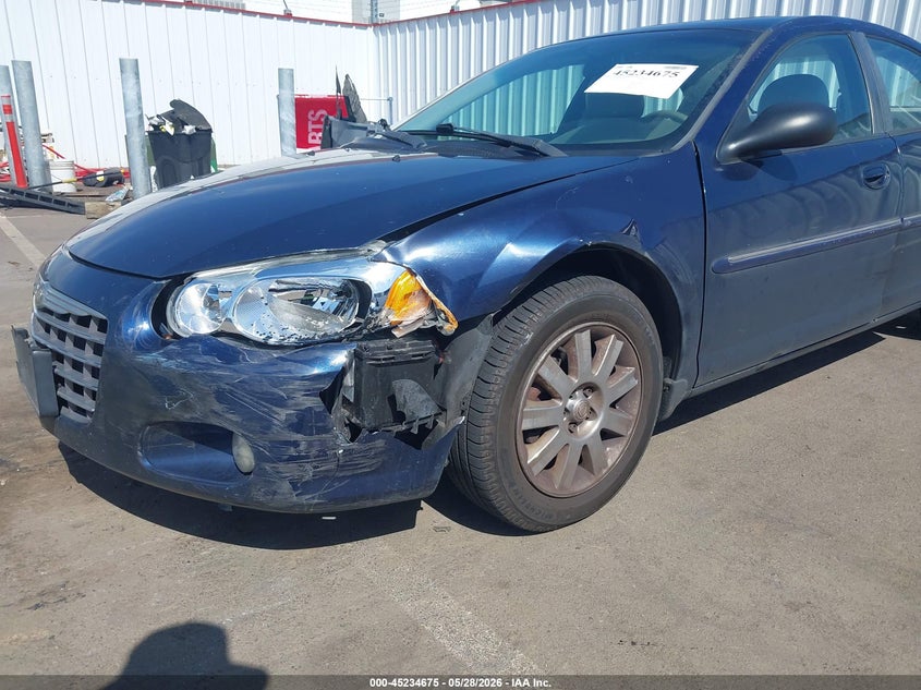 2005 Chrysler Sebring Limited VIN: 1C3EL66R05N543417 Lot: 45234675