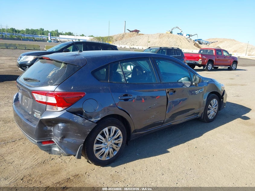 2017 Subaru Impreza 2.0I VIN: 4S3GTAA68H3709655 Lot: 45234685
