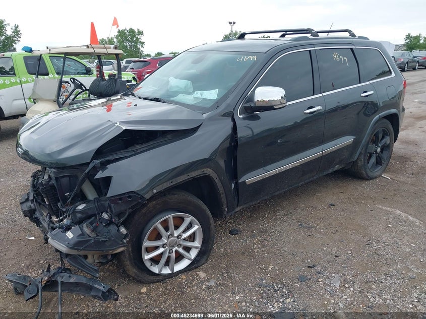 Vin: 1j4rr6gt8bc607730, lot: 45732490, jeep grand cherokee overland 20112